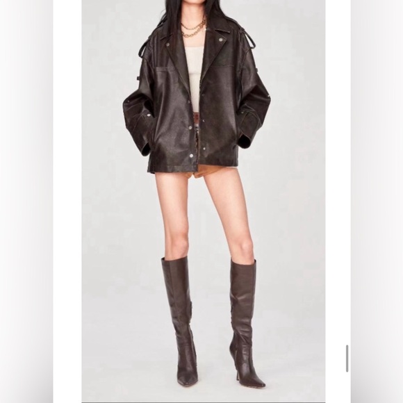 SALE‼️ ONLY TODAY‼️ Fabric Jacket Size- M oversized look - Picture 3 of 11